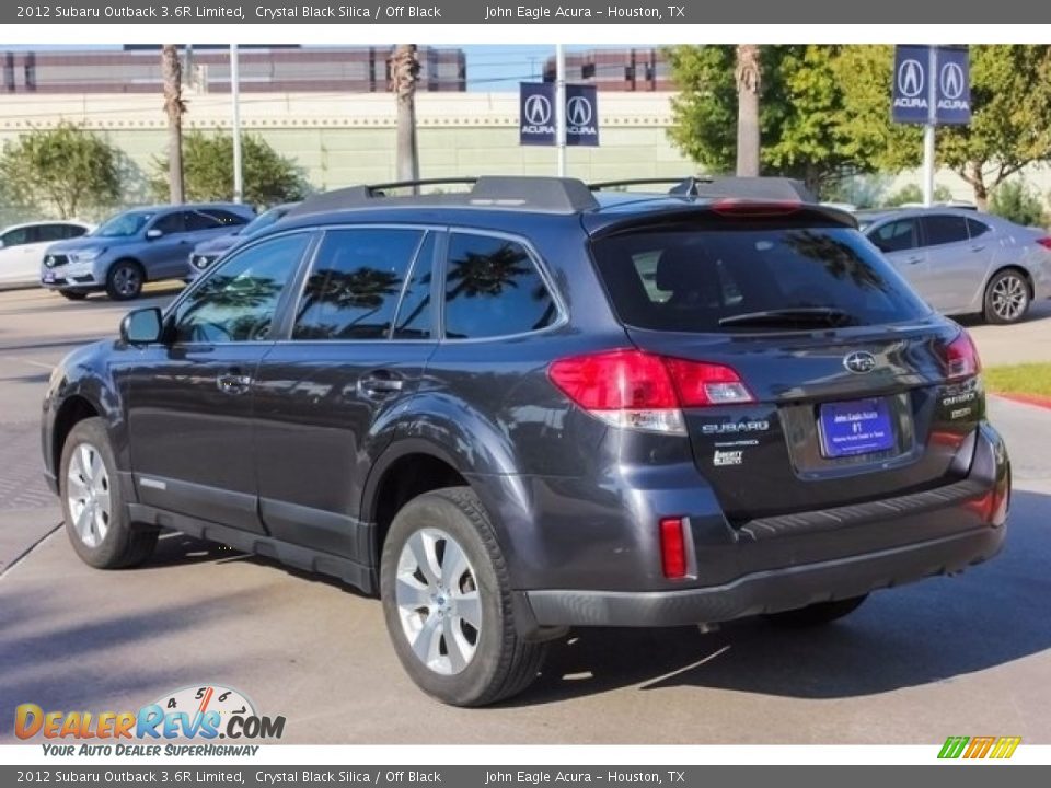 2012 Subaru Outback 3.6R Limited Crystal Black Silica / Off Black Photo #5