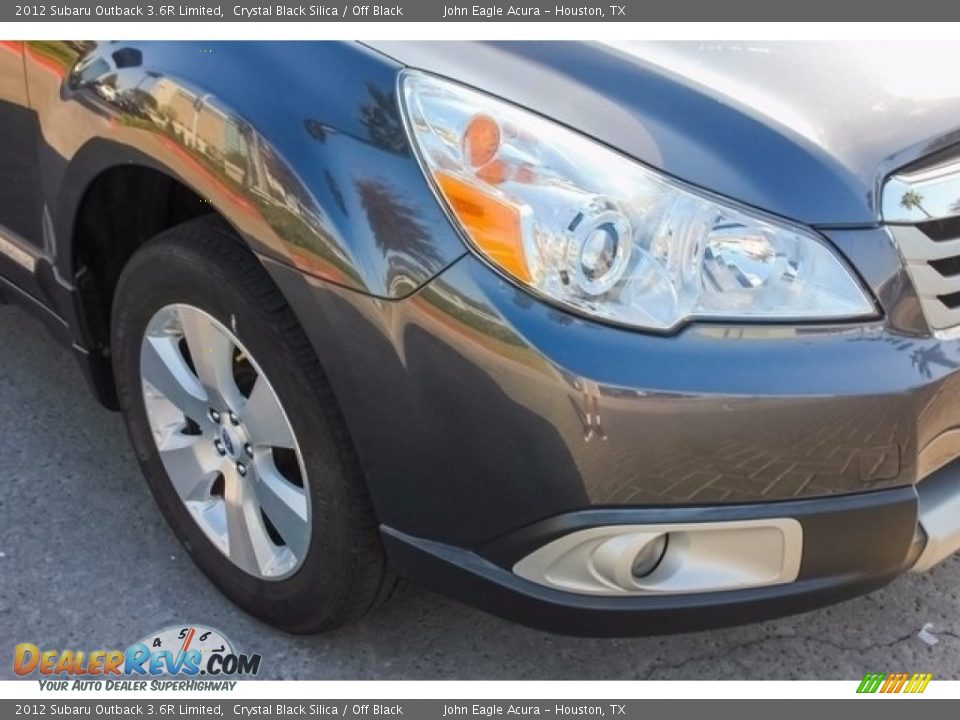 2012 Subaru Outback 3.6R Limited Crystal Black Silica / Off Black Photo #10