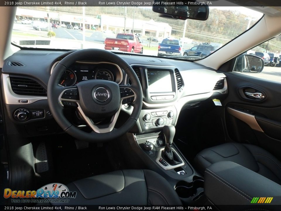 2018 Jeep Cherokee Limited 4x4 Rhino / Black Photo #12