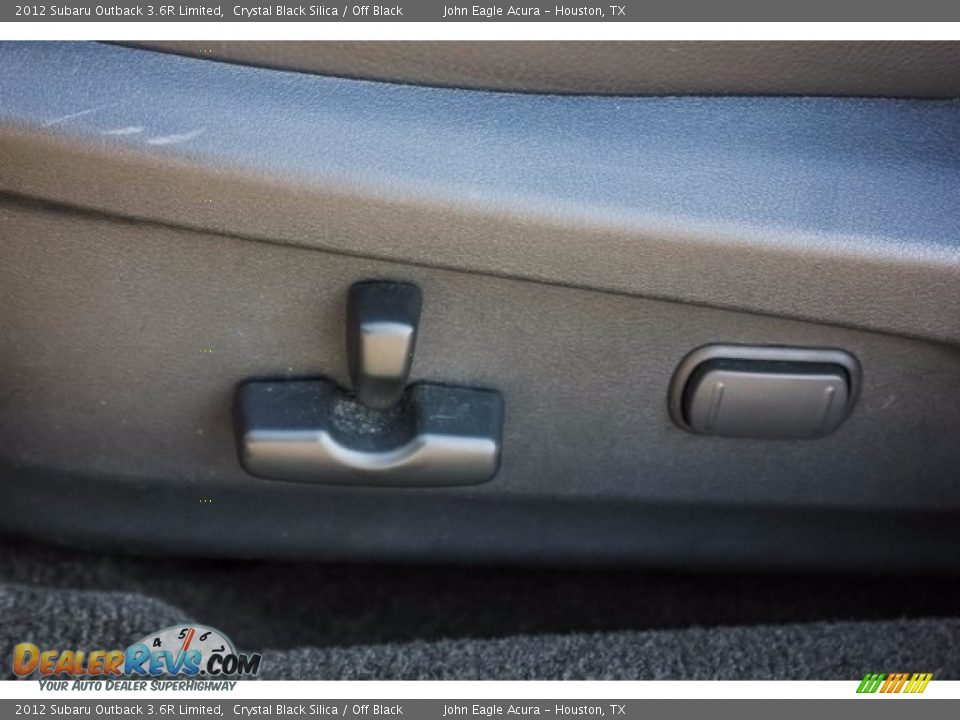 2012 Subaru Outback 3.6R Limited Crystal Black Silica / Off Black Photo #17