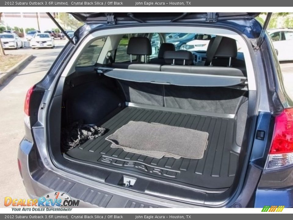2012 Subaru Outback 3.6R Limited Crystal Black Silica / Off Black Photo #22