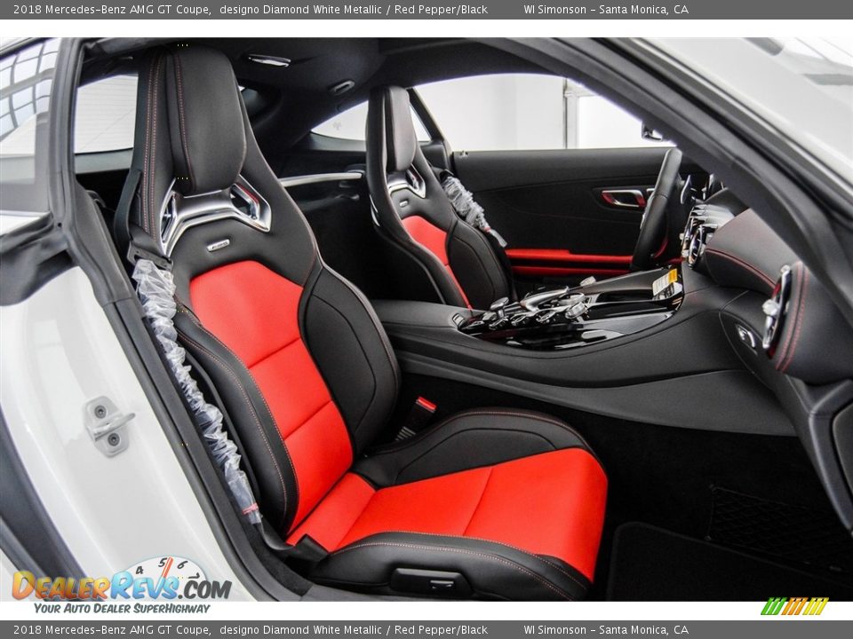 Front Seat of 2018 Mercedes-Benz AMG GT Coupe Photo #6