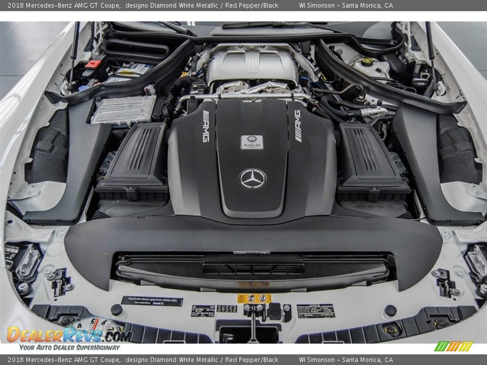 2018 Mercedes-Benz AMG GT Coupe 4.0 Liter AMG Twin-Turbocharged DOHC 32-Valve VVT V8 Engine Photo #8
