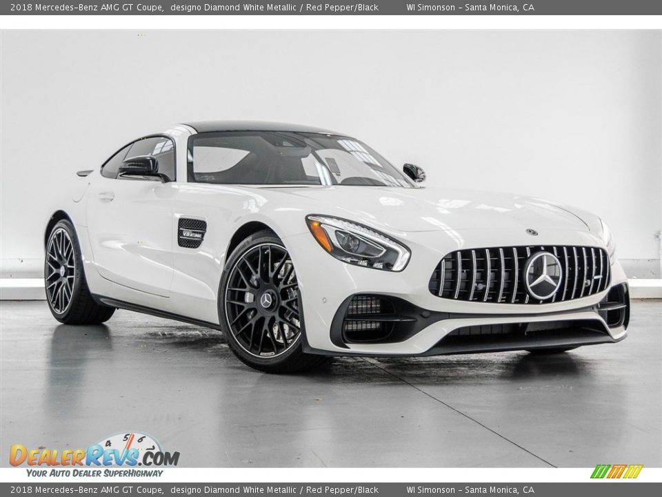 Front 3/4 View of 2018 Mercedes-Benz AMG GT Coupe Photo #13