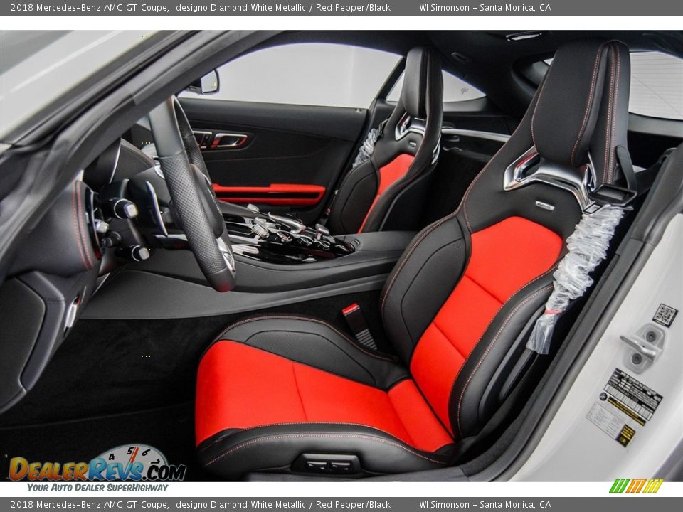 Front Seat of 2018 Mercedes-Benz AMG GT Coupe Photo #15