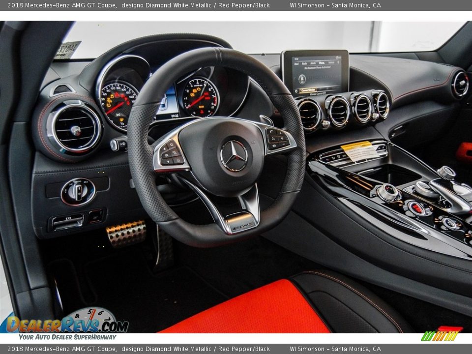 Dashboard of 2018 Mercedes-Benz AMG GT Coupe Photo #22