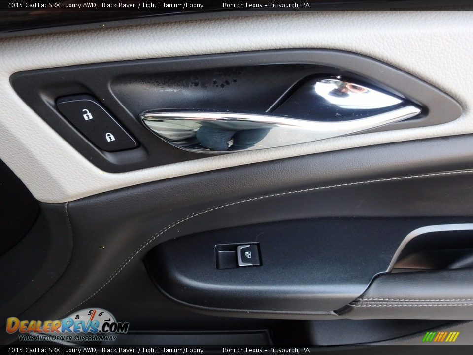 2015 Cadillac SRX Luxury AWD Black Raven / Light Titanium/Ebony Photo #11