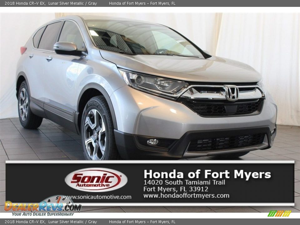 2018 Honda CR-V EX Lunar Silver Metallic / Gray Photo #1