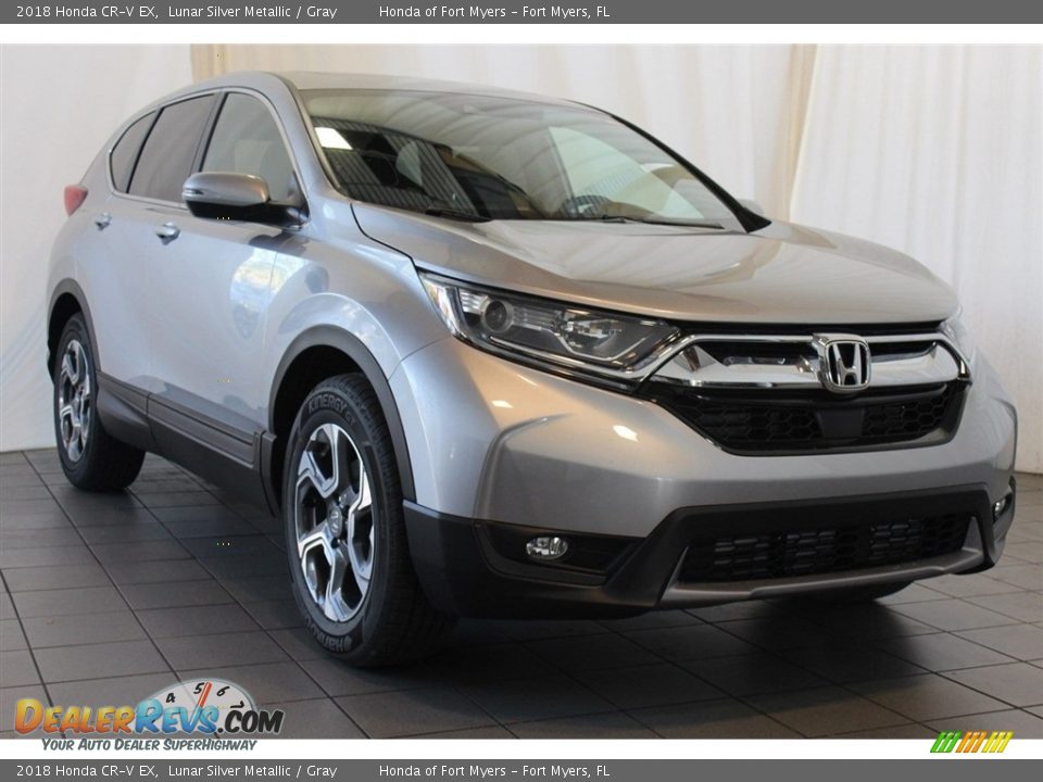 2018 Honda CR-V EX Lunar Silver Metallic / Gray Photo #2