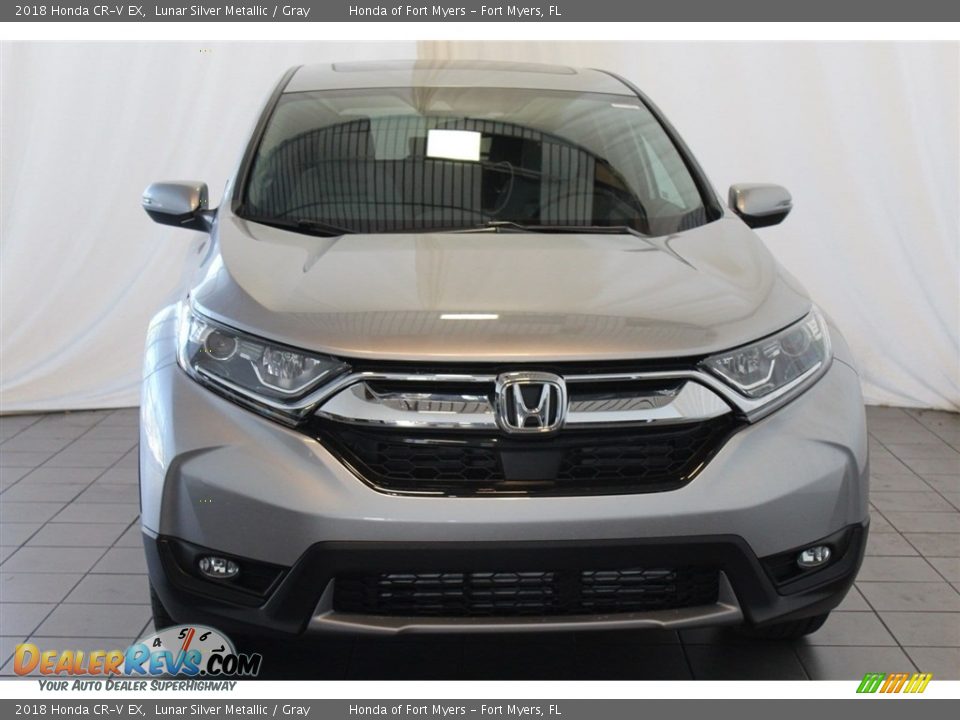 2018 Honda CR-V EX Lunar Silver Metallic / Gray Photo #4