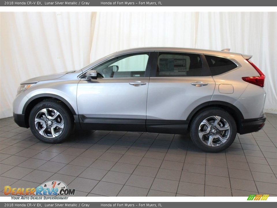 2018 Honda CR-V EX Lunar Silver Metallic / Gray Photo #5