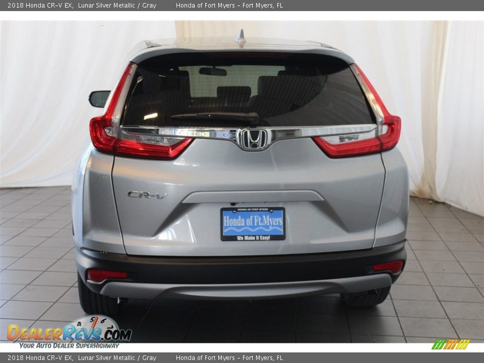 2018 Honda CR-V EX Lunar Silver Metallic / Gray Photo #7