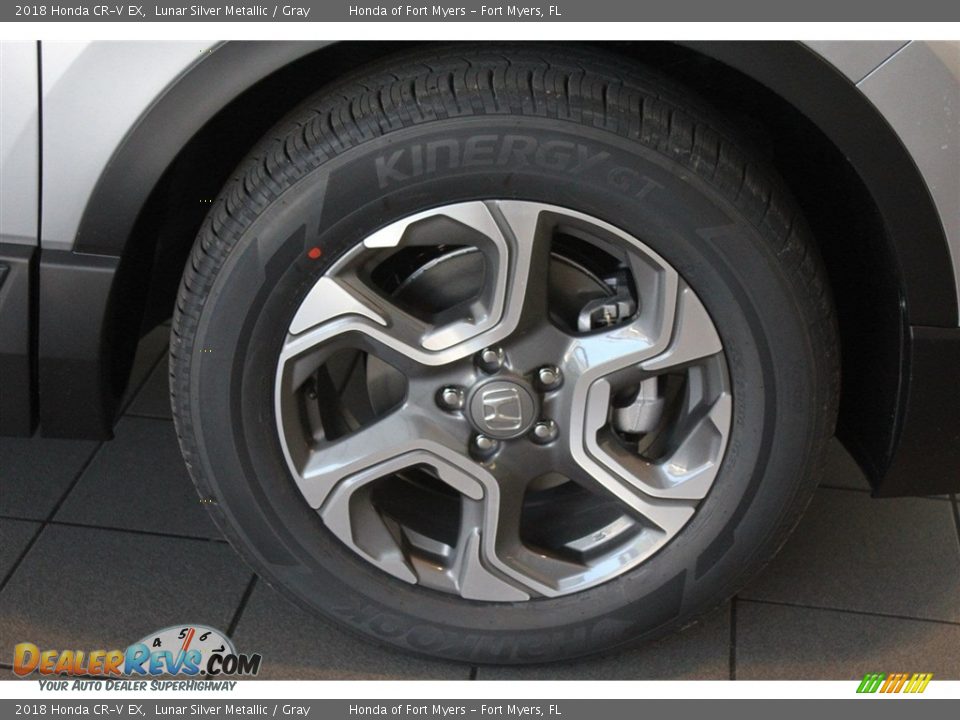 2018 Honda CR-V EX Lunar Silver Metallic / Gray Photo #8