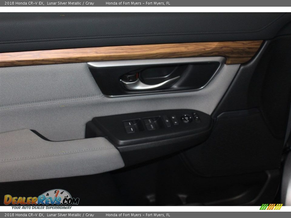 2018 Honda CR-V EX Lunar Silver Metallic / Gray Photo #9