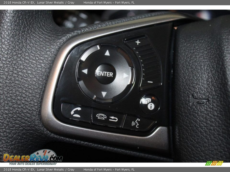 2018 Honda CR-V EX Lunar Silver Metallic / Gray Photo #13