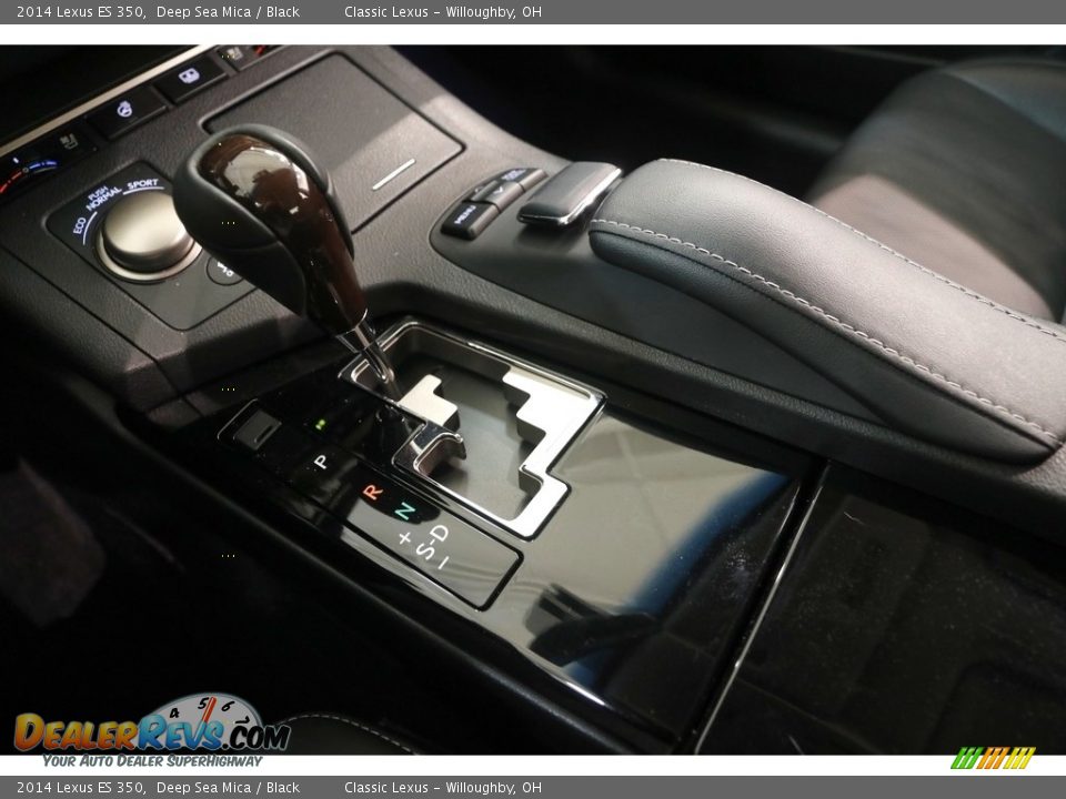 2014 Lexus ES 350 Deep Sea Mica / Black Photo #16