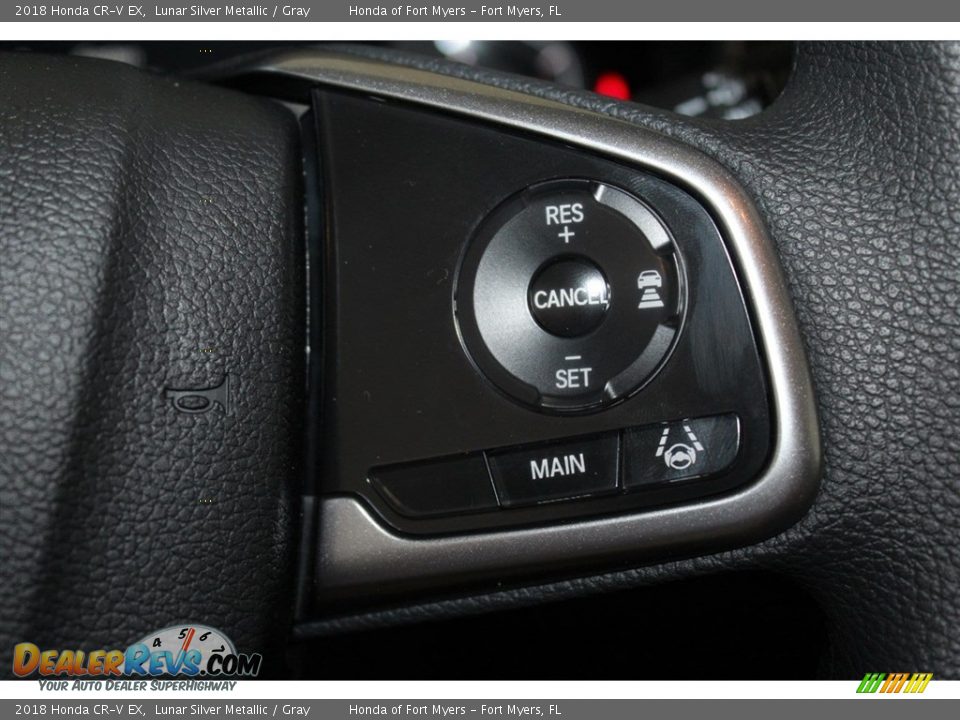2018 Honda CR-V EX Lunar Silver Metallic / Gray Photo #14