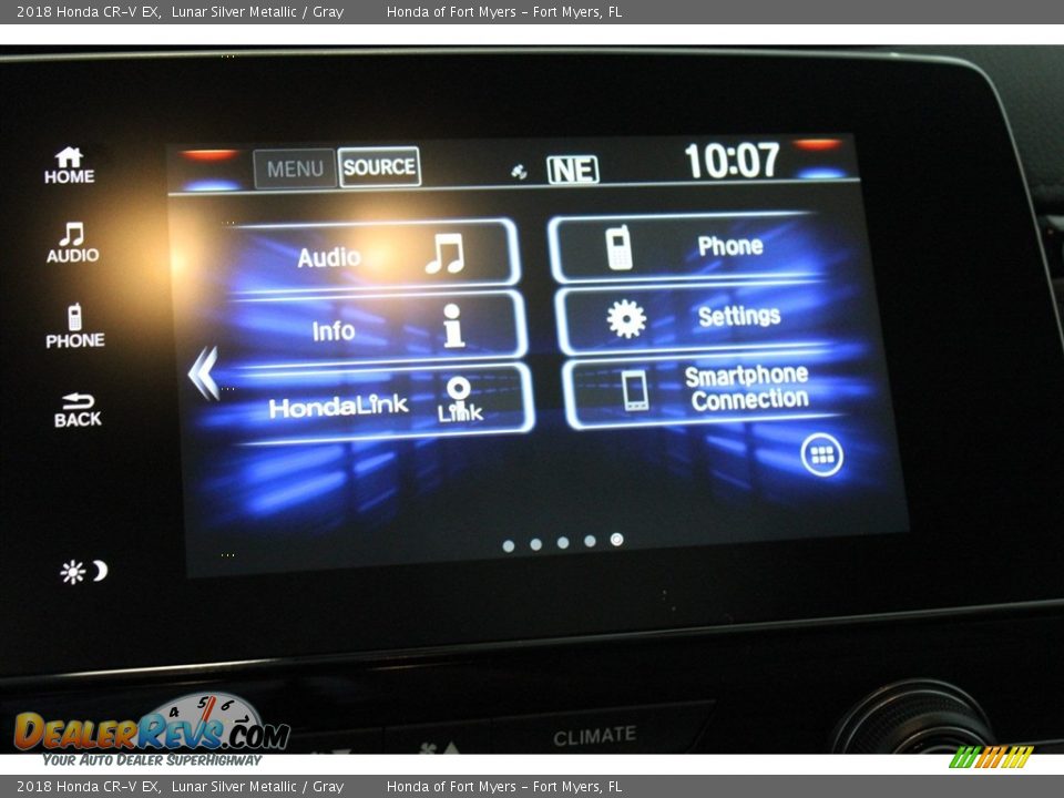 2018 Honda CR-V EX Lunar Silver Metallic / Gray Photo #17