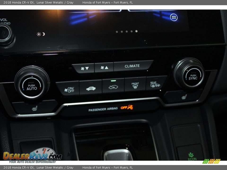 2018 Honda CR-V EX Lunar Silver Metallic / Gray Photo #19