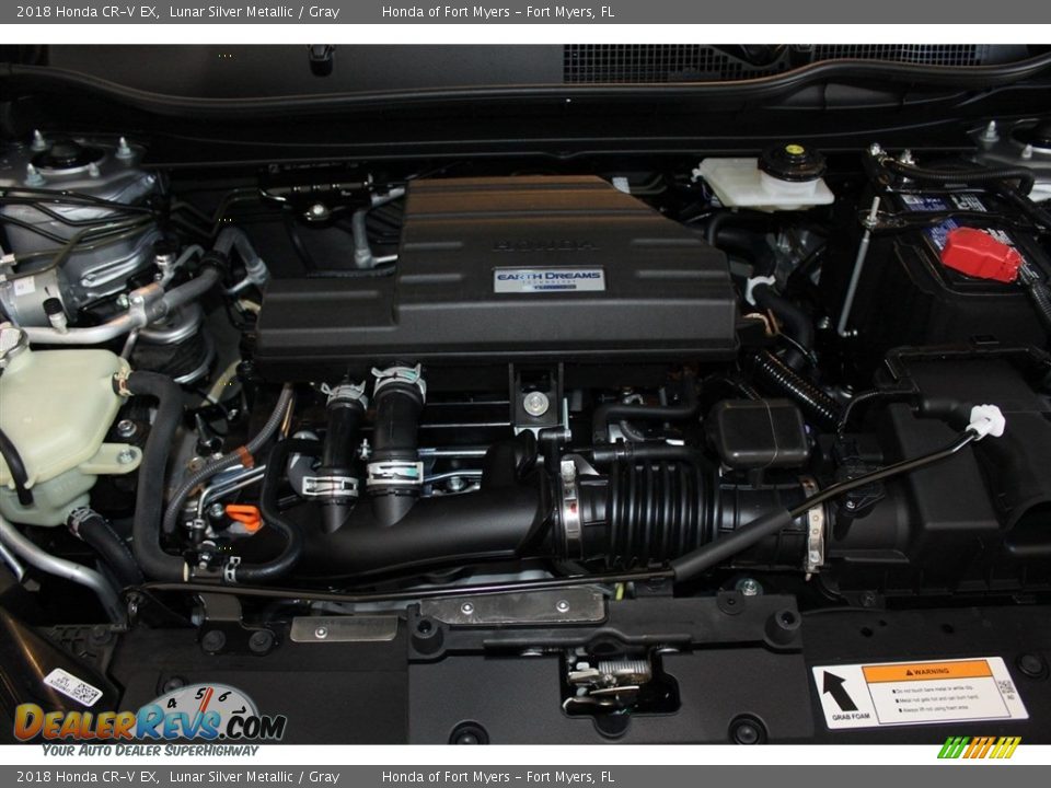 2018 Honda CR-V EX Lunar Silver Metallic / Gray Photo #25