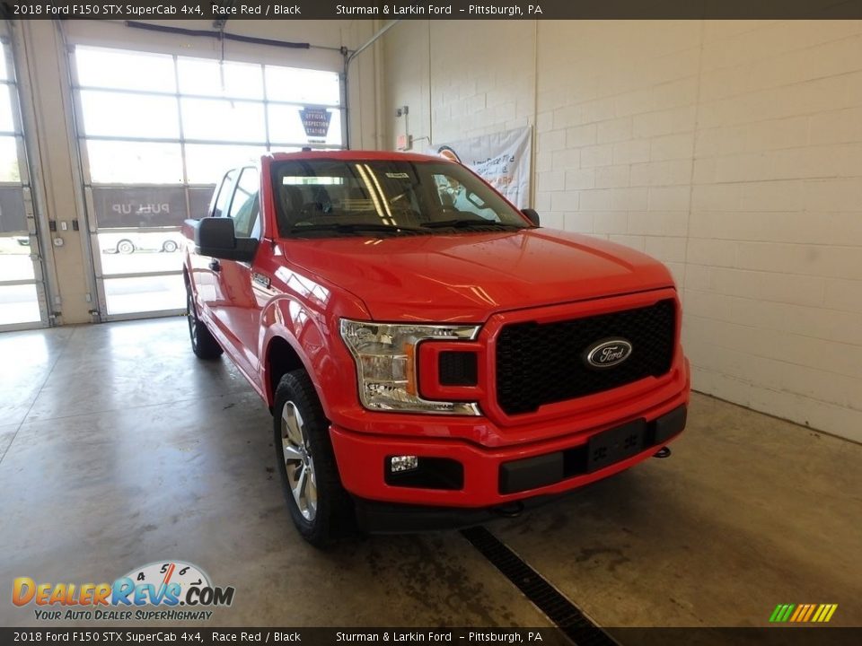 2018 Ford F150 STX SuperCab 4x4 Race Red / Black Photo #1