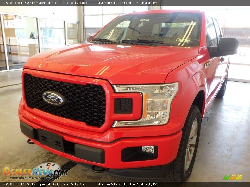 2018 Ford F150 STX SuperCab 4x4 Race Red / Black Photo #4