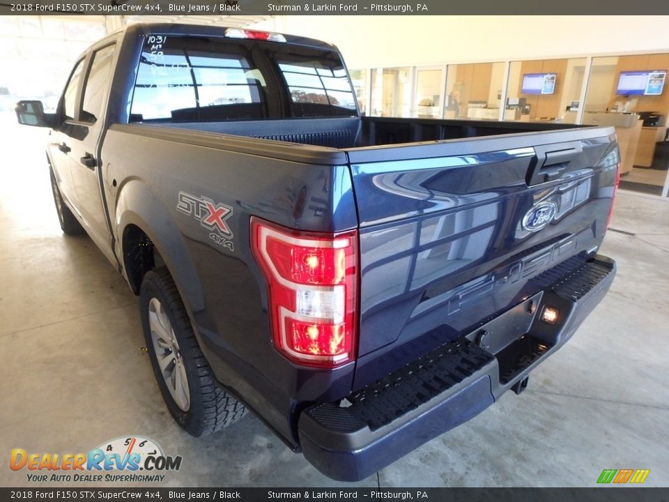 2018 Ford F150 STX SuperCrew 4x4 Blue Jeans / Black Photo #3