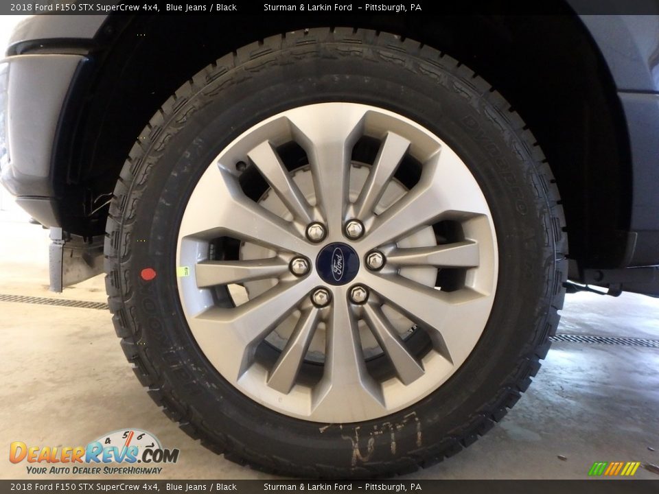 2018 Ford F150 STX SuperCrew 4x4 Blue Jeans / Black Photo #5