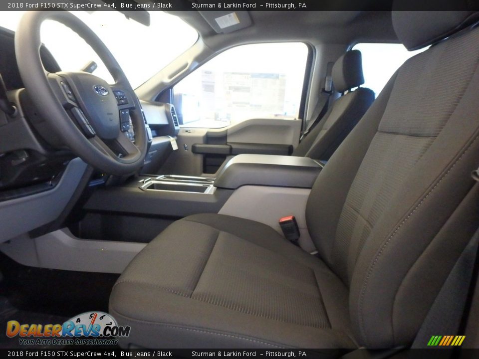 2018 Ford F150 STX SuperCrew 4x4 Blue Jeans / Black Photo #6