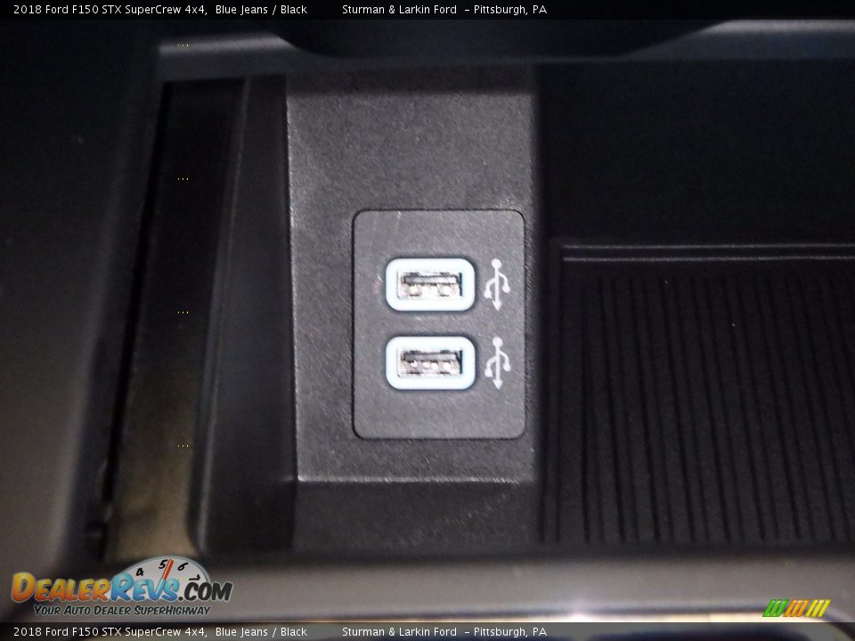 2018 Ford F150 STX SuperCrew 4x4 Blue Jeans / Black Photo #13