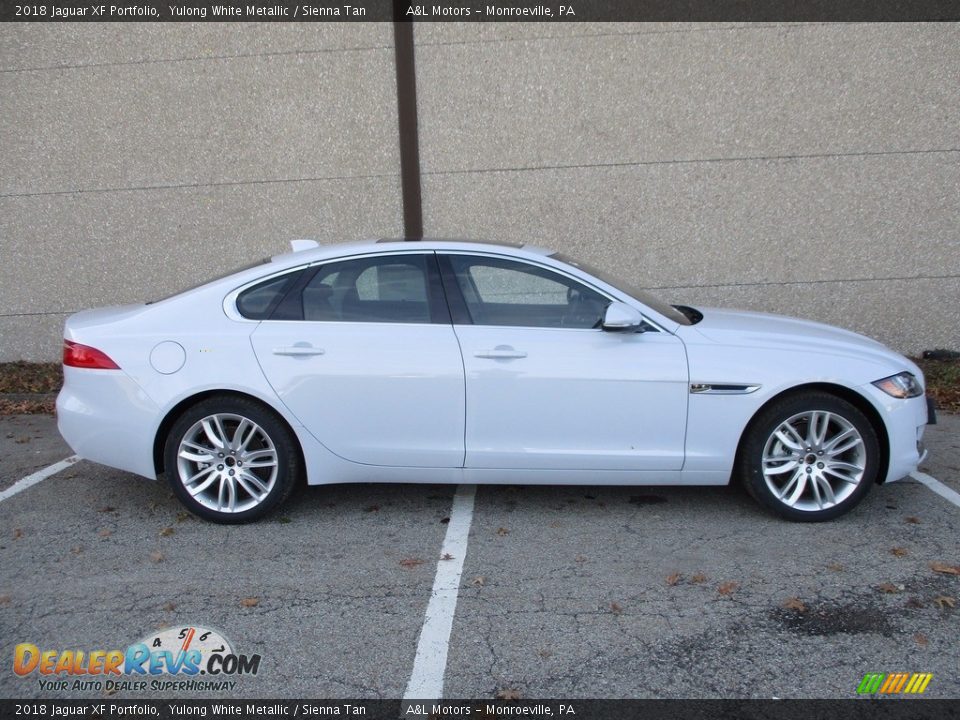 Yulong White Metallic 2018 Jaguar XF Portfolio Photo #2