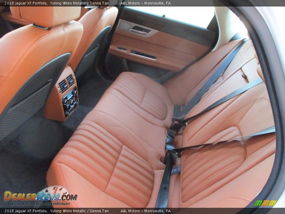 Rear Seat of 2018 Jaguar XF Portfolio Photo #12