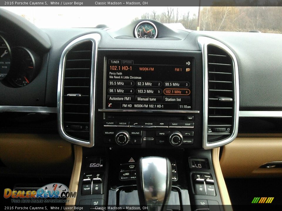 2016 Porsche Cayenne S White / Luxor Beige Photo #13