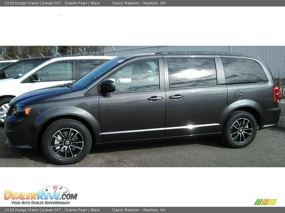 2018 Dodge Grand Caravan SXT Granite Pearl / Black Photo #2