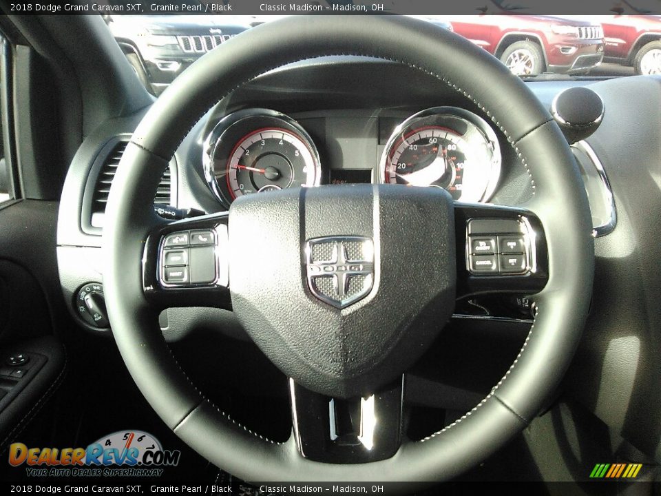 2018 Dodge Grand Caravan SXT Granite Pearl / Black Photo #7