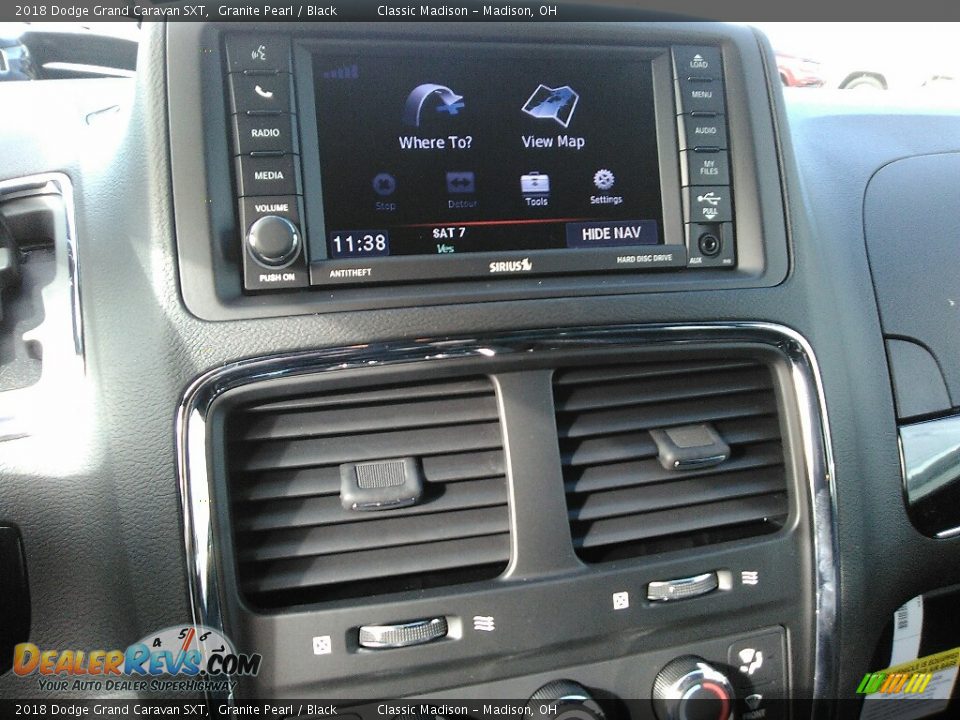 2018 Dodge Grand Caravan SXT Granite Pearl / Black Photo #12