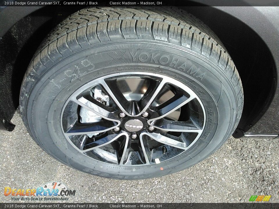 2018 Dodge Grand Caravan SXT Granite Pearl / Black Photo #13