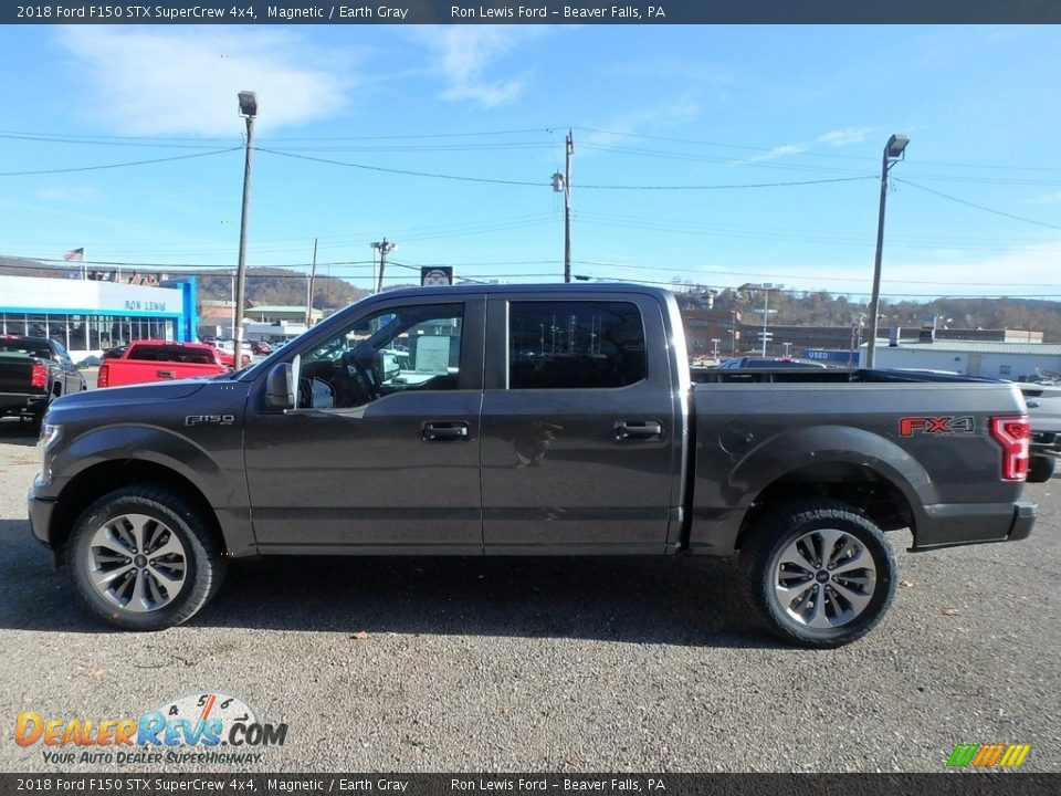2018 Ford F150 STX SuperCrew 4x4 Magnetic / Earth Gray Photo #5