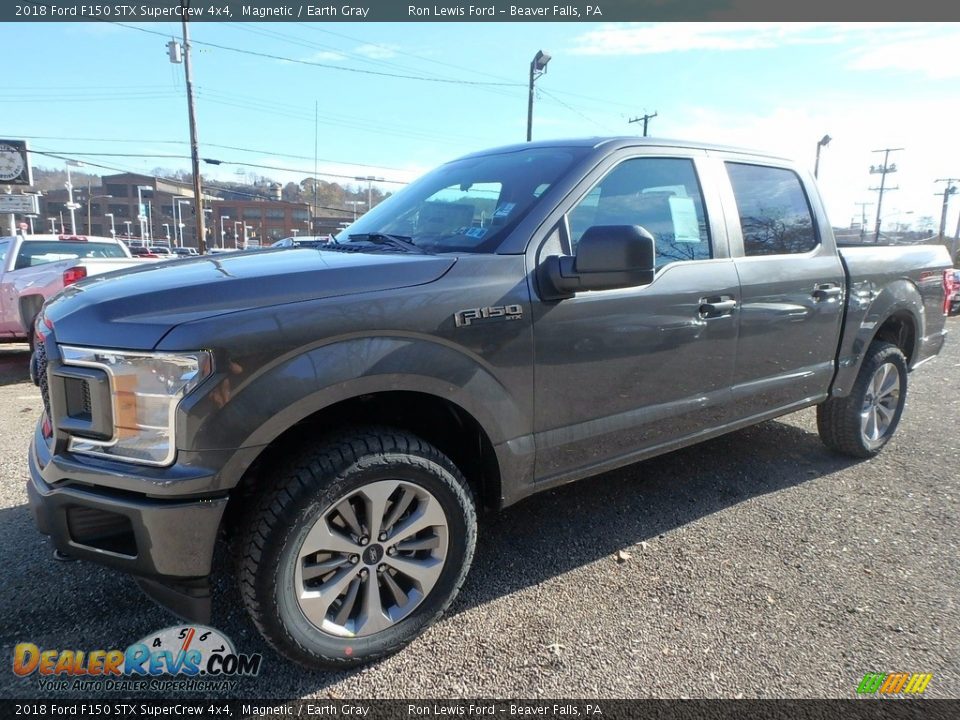 2018 Ford F150 STX SuperCrew 4x4 Magnetic / Earth Gray Photo #6