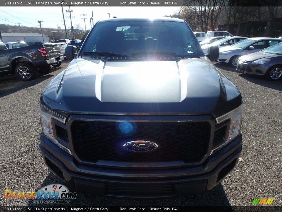2018 Ford F150 STX SuperCrew 4x4 Magnetic / Earth Gray Photo #7