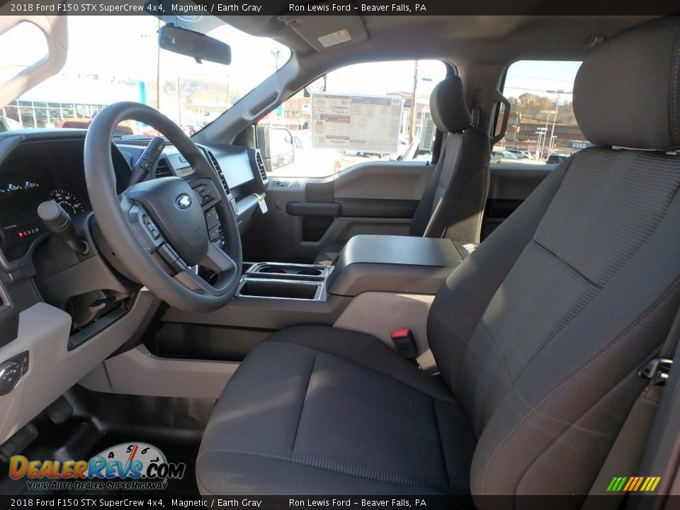 2018 Ford F150 STX SuperCrew 4x4 Magnetic / Earth Gray Photo #10
