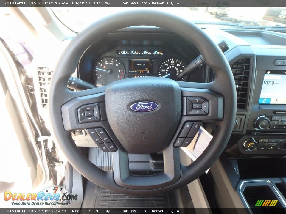 2018 Ford F150 STX SuperCrew 4x4 Magnetic / Earth Gray Photo #16