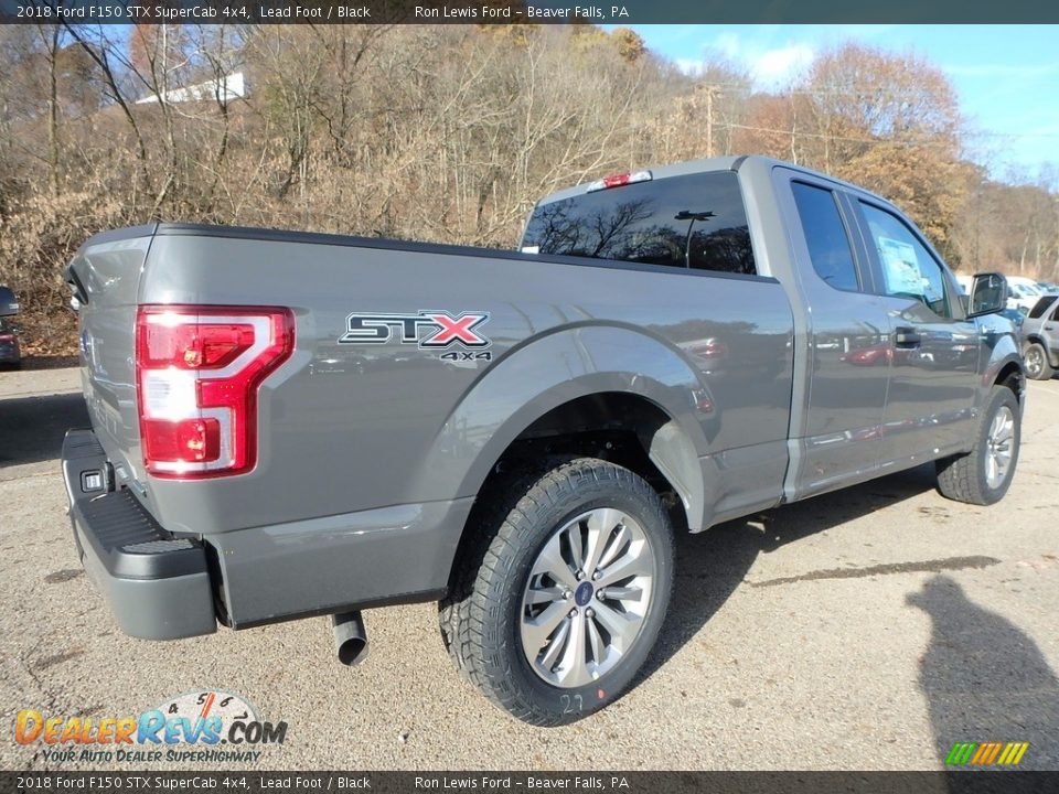 2018 Ford F150 STX SuperCab 4x4 Lead Foot / Black Photo #2