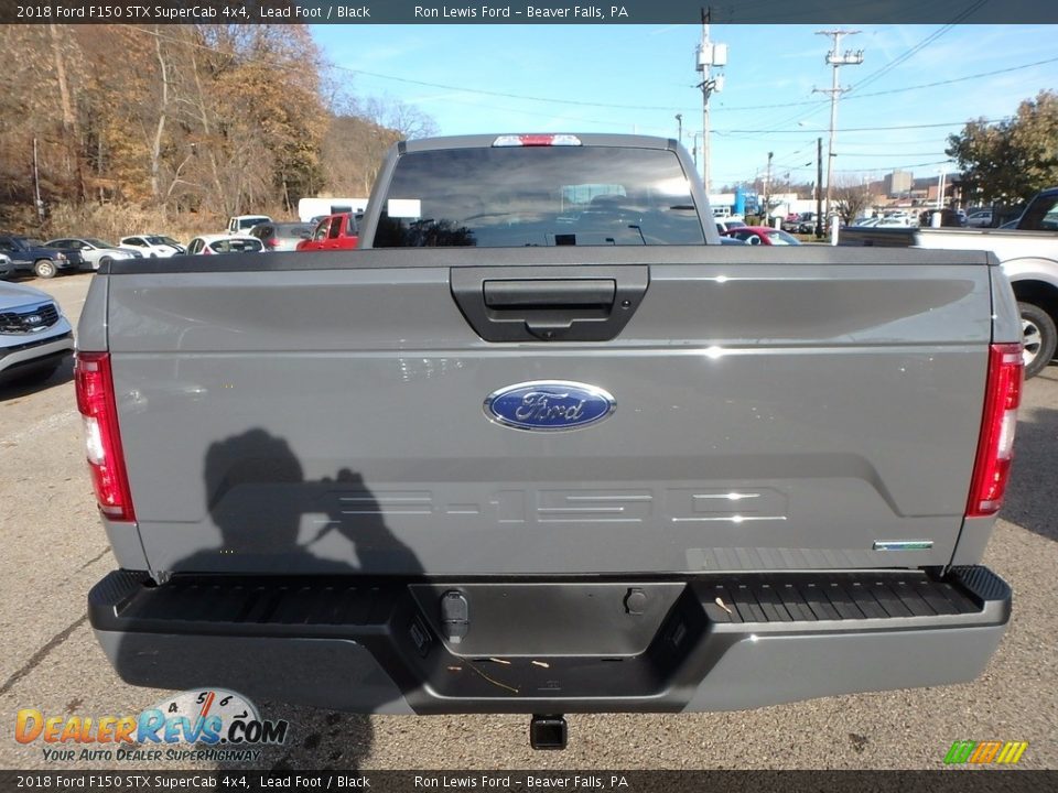 2018 Ford F150 STX SuperCab 4x4 Lead Foot / Black Photo #3