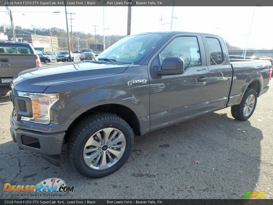 2018 Ford F150 STX SuperCab 4x4 Lead Foot / Black Photo #6