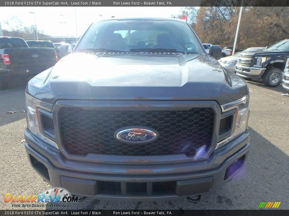 2018 Ford F150 STX SuperCab 4x4 Lead Foot / Black Photo #7