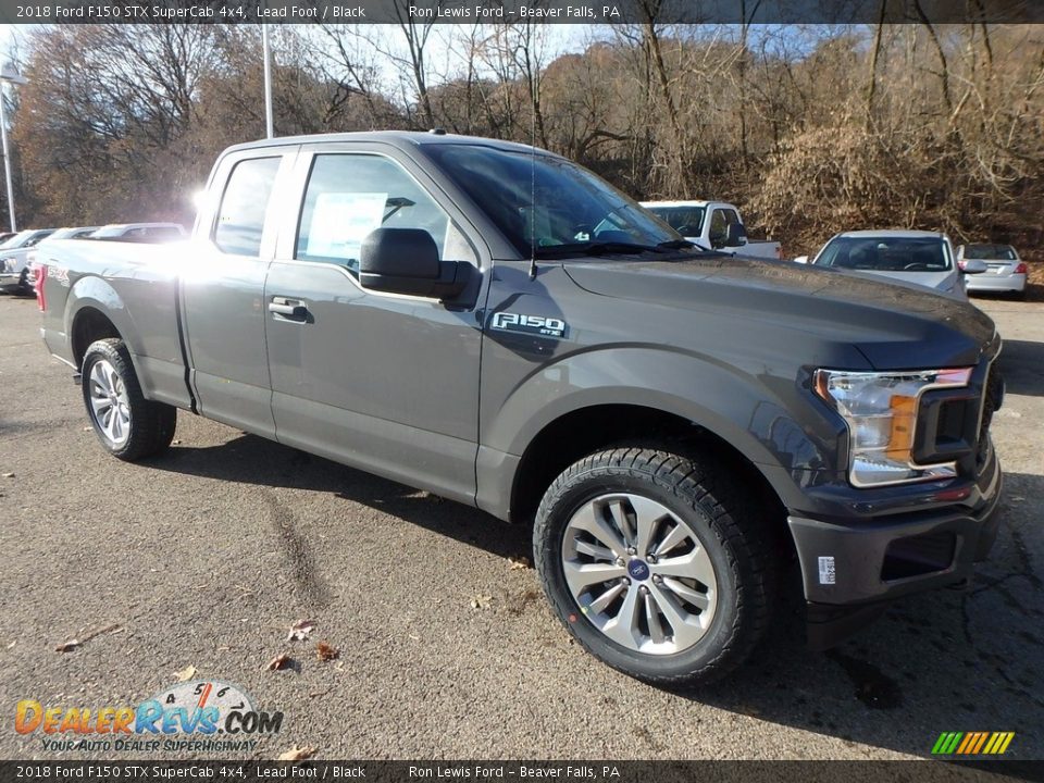2018 Ford F150 STX SuperCab 4x4 Lead Foot / Black Photo #8