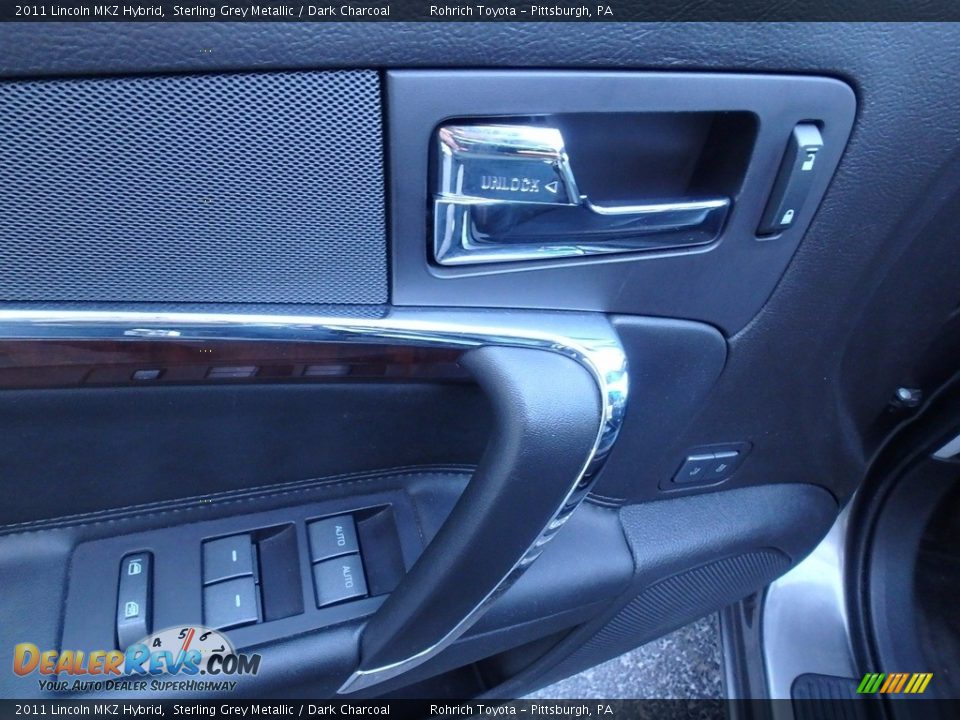 2011 Lincoln MKZ Hybrid Sterling Grey Metallic / Dark Charcoal Photo #20
