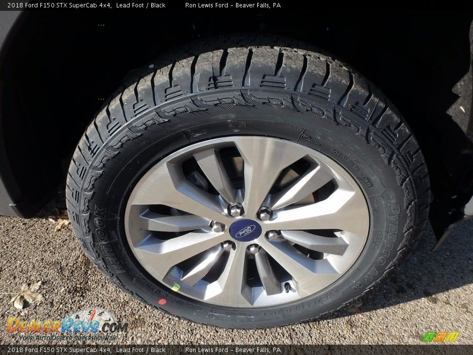 2018 Ford F150 STX SuperCab 4x4 Lead Foot / Black Photo #9