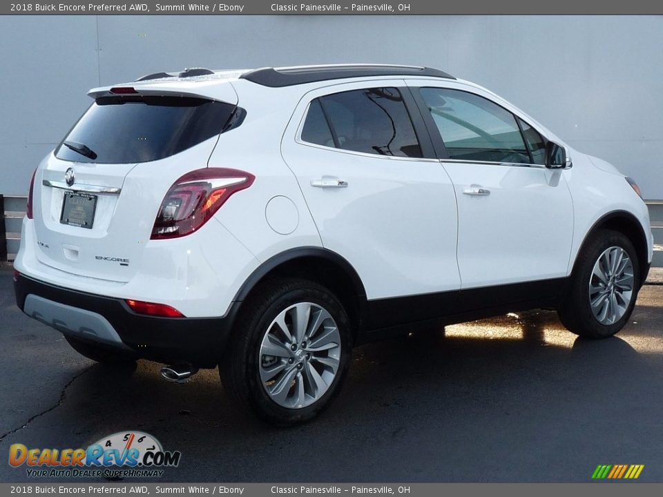 2018 Buick Encore Preferred AWD Summit White / Ebony Photo #2